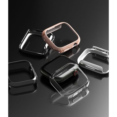 RINGKE SLIM 2-komada zaštite za APPLE WATCH 7 (45mm) CLEAR & DARK CHROME - Slika 7