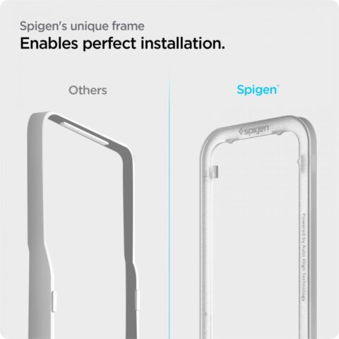 SPIGEN ALM GLASS FC kaljeno staklo za iPHONE 13 MINI - Slika 6