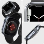 SPIGEN THIN FIT zaštita za APPLE WATCH 7 (45mm) (CRYSTAL CLEAR) - Slika 5