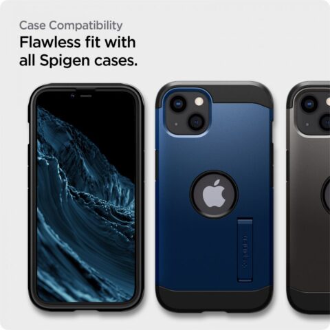 SPIGEN ALM GLASS FC kaljeno staklo za iPHONE 13 MINI - Slika 8