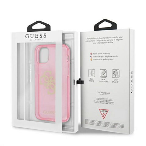 Guess zaštita za iPhone 12 Pro Max GUHCP12LPCUGL4GPI 4G 3D Pattern (PINK) - Slika 5