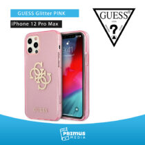 Guess zaštita za iPhone 12 Pro Max GUHCP12LPCUGL4GPI 4G 3D Pattern (PINK)