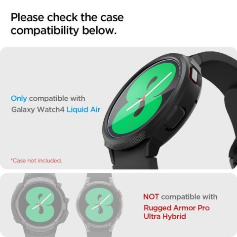 SPIGEN GLAS.TR SLIM GALAXY WATCH 4 40mm kaljeno staklo 3 komada - Slika 5