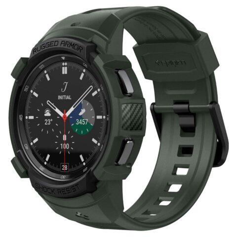 10 SPIGEN RUGGED ARMOR ”PRO” narukvica/zaštita za GALAXY WATCH 4 CLASSIC 46mm (MILITARY GREEN) - Slika 1