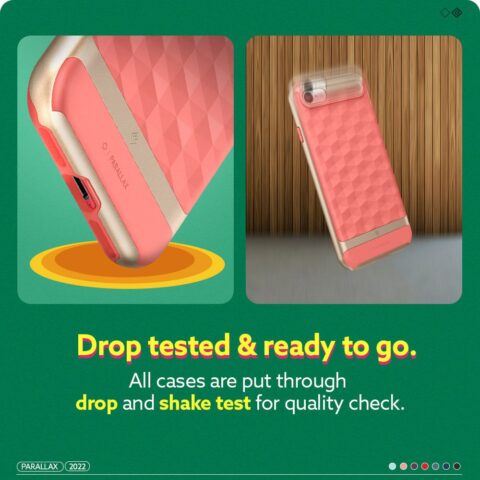 11 SPIGEN CASEOLOGY PARALLAX za iPHONE 7 / 8 / SE 2020 / 2022 (CORAL PINK) - Slika 2