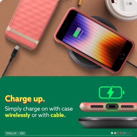 13 SPIGEN CASEOLOGY PARALLAX za iPHONE 7 / 8 / SE 2020 / 2022 (CORAL PINK) - Slika 4