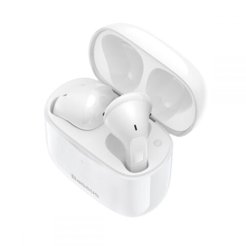 5 Bežične univerzalne slušalice BASEUS E3 TWS WIRELESS (bijele) - Slika 10