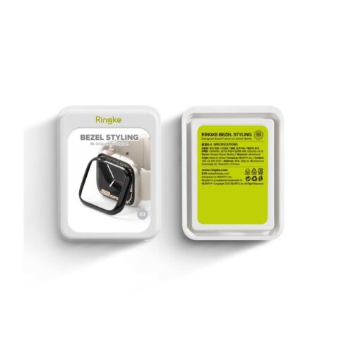11 RINGKE BEZEL STYLING zaštita za APPLE WATCH 7 (45mm) crna - Slika 5