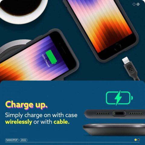 CASEOLOGY NANO POP zaštita za iPHONE 7 / 8 / SE 2020 / 2022 (BLACK SESAME) - Slika 4