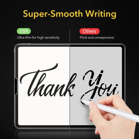 3 ESR PAPER FEEL MAGNETIC zaštitna folija za iPAD AIR 4 / 5 / PRO 11 MATTE CLEAR - Slika 4