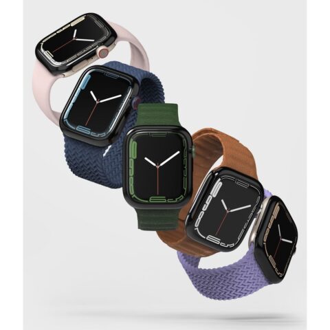 4 RINGKE BEZEL STYLING zaštita za APPLE WATCH 7 (45mm) crna - Slika 8