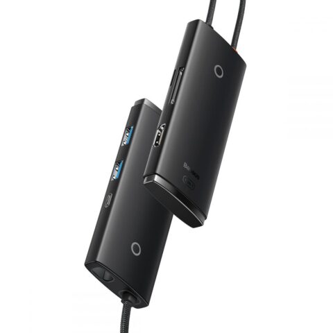 2 BASEUS LITE SERIES BS-OH019 HUB ADAPTER TYPE-C 6-PORT univerzalni adapter - Slika 3