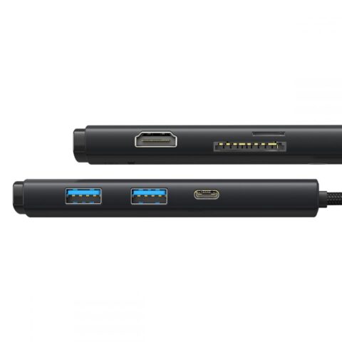 3 BASEUS LITE SERIES BS-OH019 HUB ADAPTER TYPE-C 6-PORT univerzalni adapter - Slika 4