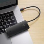 BASEUS LITE SERIES BS-OH018 HUB ADAPTER TYPE-C 5-PORT univerzalni adapter - Slika 9