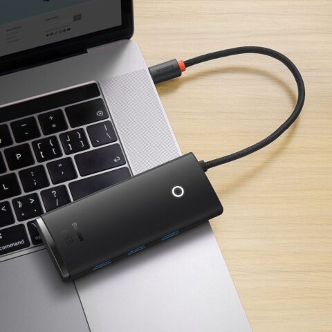 8 BASEUS LITE SERIES BS-OH018 HUB ADAPTER TYPE-C 5-PORT univerzalni adapter - Slika 9