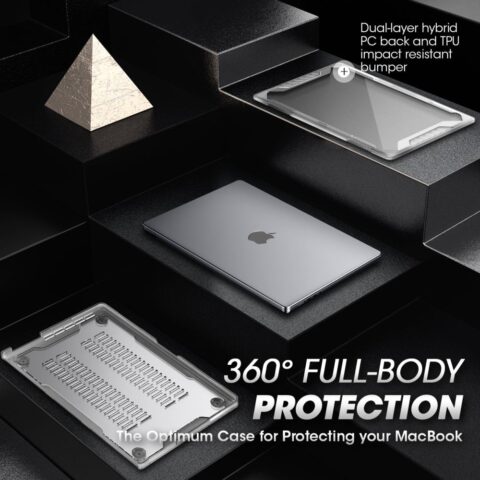 4 SUPCASE UNICORN BEETLE PRO ekstremno kućište za MACBOOK PRO 16 M1 / M2 / M3 2021-2023 (prozirna) - Slika 5