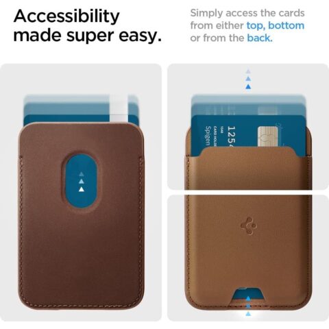 12 SPIGEN VALENTINUS MAGSAFE držač kartica/dokumenata UNIVERZALNI (BROWN) - Slika 12