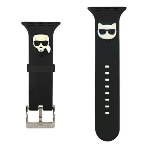 Karl Lagerfeld naukvica za Apple Watch 42 / 44 / 45 KLAWLSLCKK Karl & Choupette Head - Slika 3