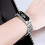 TECH-PROTECT STAINLESS narukvica za XIAOMI MI SMART BAND 7 (crna) - Slika 4
