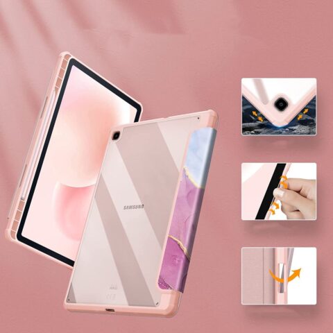 TECH-PROTECT SMARTCASE HYBRID zaštita za Samsung GALAXY TAB S6 LITE 10.4 2020 / 2022 (MARBLE) - Slika 5