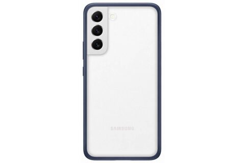 Prozirna maska za Samsung Galaxy S22+ sa navy plavim okvirom EF-MS906CNEGWW - Slika 1