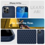SPIGEN LIQUID AIR zaštita za iPHONE 14 PRO (NAVY BLUE) - Slika 11