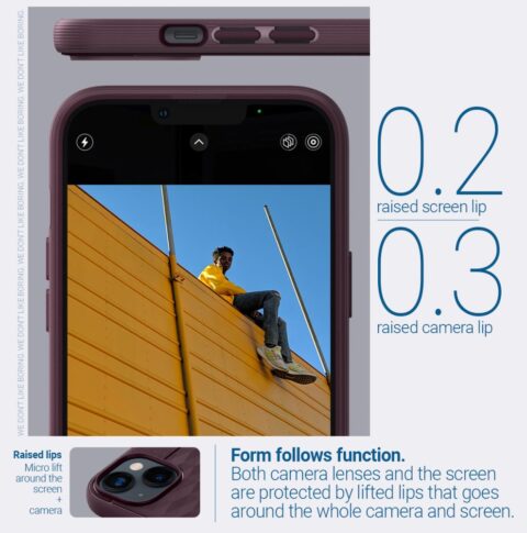 CASEOLOGY PARALLAX MAG MAGSAFE zaštita za iPHONE 14 PLUS (BURGUNDY) - Slika 11