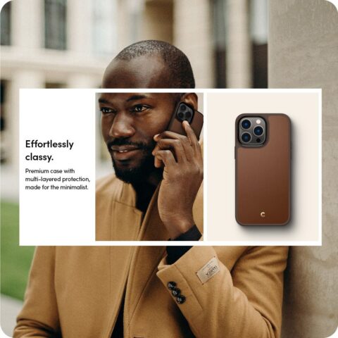 SPIGEN CYRILL KAJUK MAG MAGSAFE za iPHONE 14 PRO MAX (SADDLE BROWN) - Slika 11