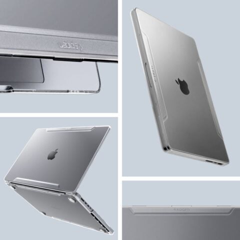 SPIGEN THIN FIT zaštita za MACBOOK PRO 14 2021-2024 (CRYSTAL CLEAR) - Slika 12