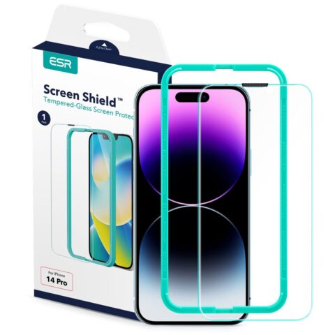 ESR SCREEN SHIELD kaljeno staklo + aplikator za iPHONE 14 PRO - Slika 1