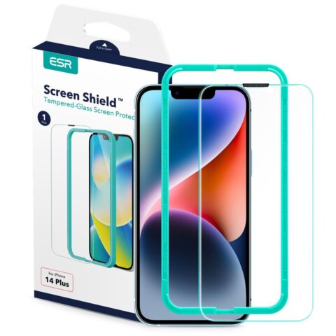 ESR SCREEN SHIELD kaljeno staklo + aplikator za iPHONE 13 PRO MAX / 14 PLUS - Slika 1