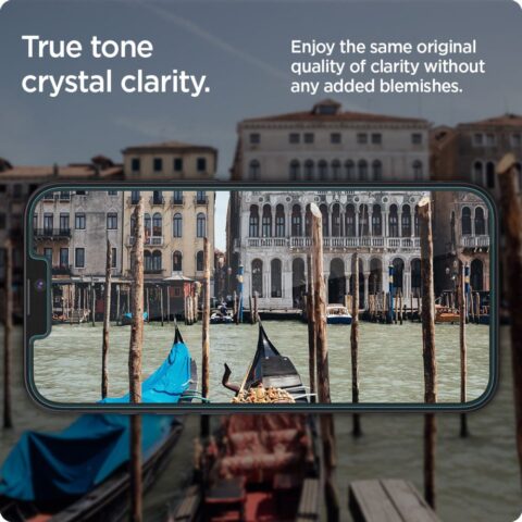 SPIGEN GLAS.TR ”EZ FIT” 2 komada za iPHONE 13 / 13 PRO / 14 - Slika 6