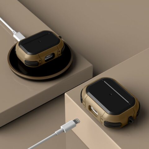 TECH-PROTECT ROUGH zaštita za APPLE AIRPODS PRO 1 (MILITARY GREEN) - Slika 4