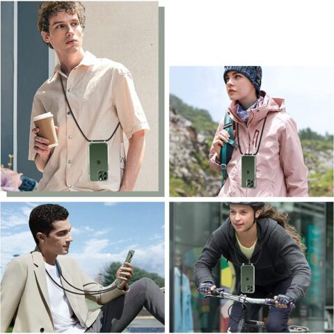 TECH-PROTECT ICON CHAIN zaštita za i PHONE 14 PRO MAX (BLACK & PINK) - Slika 5