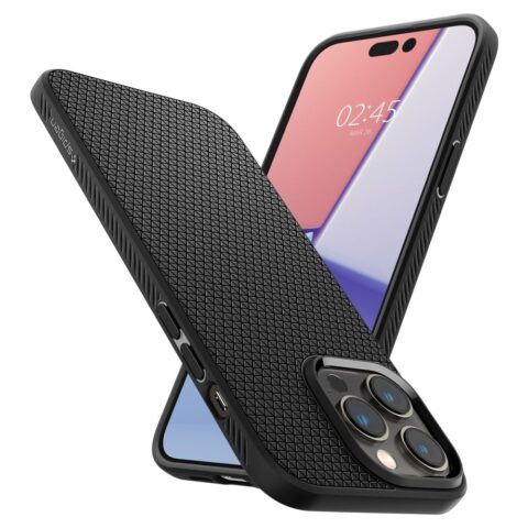 SPIGEN LIQUID AIR zaštita za iPHONE 14 PRO MAX (crni) - Slika 11