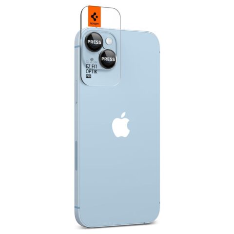 SPIGEN OPTIK.TR ”EZ FIT” CAMERA PROTECTOR 2 komada za iPHONE 14 / 14 PLUS - Slika 2