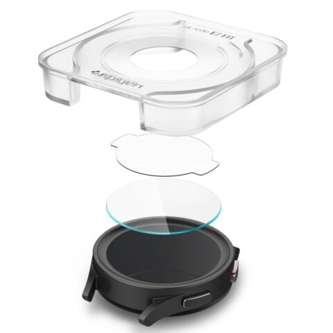3 2x SPIGEN GLAS.TR ”EZ FIT” kaljena stakla za SAMSUNG GALAXY WATCH 5 PRO (45 mm) - Slika 4