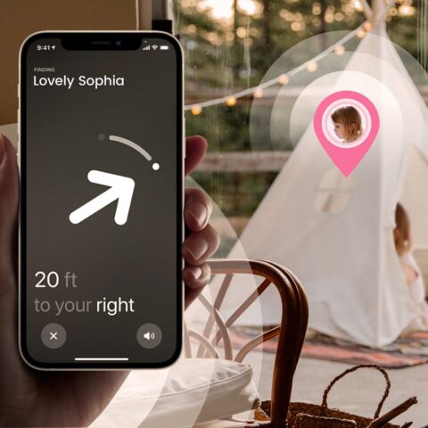 TECH-PROTECT ICONBAND narukvica za djecu za APPLE AIRTAG (žuta) - Slika 3
