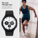 2x SPIGEN GLAS.TR ”EZ FIT” kaljena stakla za SAMSUNG GALAXY WATCH 5 PRO (45 mm) - Slika 7