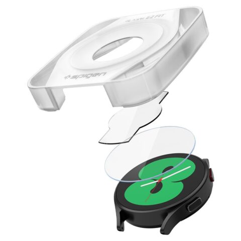 2x SPIGEN GLAS.TR ”EZ FIT” kaljena stakla za SAMSUNG GALAXY WATCH 4 / 5 / FE (40 mm) - Slika 7