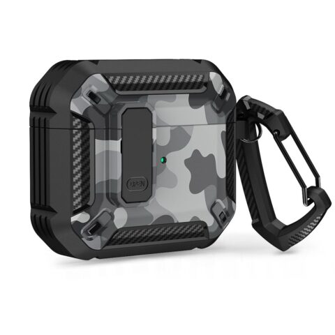 TECH-PROTECT X-CARBO zaštita za APPLE AIRPODS PRO 1 / 2 (MORO GREY) - Slika 1