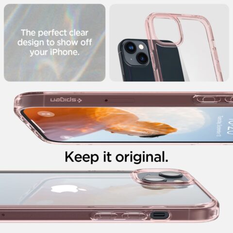 SPIGEN ULTRA HYBRID zaštita za iPHONE 14 (ROSE CRYSTAL) - Slika 8