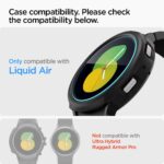 2x SPIGEN GLAS.TR ”EZ FIT” kaljena stakla za SAMSUNG GALAXY WATCH 4 / 5 (44 mm) - Slika 9
