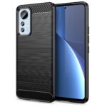 TECH-PROTECT TPUCARBON crna maskica za XIAOMI 12 LITE