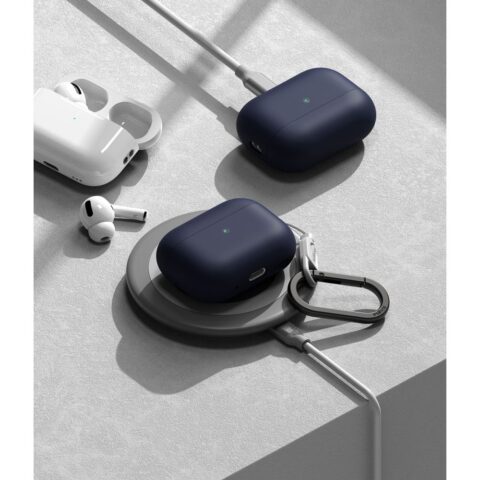 11 RINGKE SILICONE zaštita za APPLE AIRPODS PRO 1 / 2 (MIDNIGHT BLUE) - Slika 12