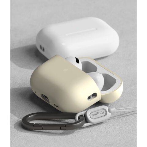 RINGKE SILICONE zaštita za APPLE AIRPODS PRO 1 / 2 (CREAM) - Slika 13