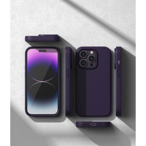 RINGKE SILICONE zaštita za iPHONE 14 PRO (DEEP PURPLE) - Slika 14