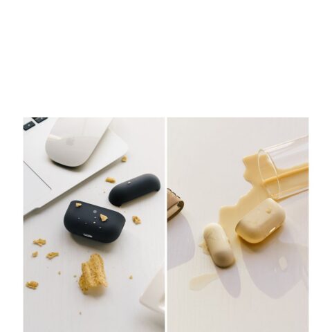 14 RINGKE SILICONE zaštita za APPLE AIRPODS PRO 1 / 2 (MIDNIGHT BLUE) - Slika 15