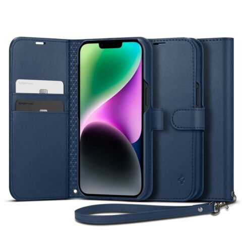 SPIGEN WALLET S kožna torbica za iPhone 14 (CLASSIC BLUE) - Slika 1