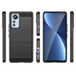 TECH-PROTECT TPUCARBON crna maskica za XIAOMI 12 LITE - Slika 10